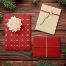 Search for nostalgic christmas wrapping paper Red
