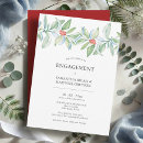 Search for christmas engagement party invitations Watercolor
