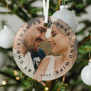 Search for husband and wife christmas tree decorations Bride and groom