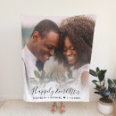 Search for wedding photo blankets Bride and groom