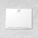 Search for monogram notepads Elegant