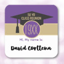 Search for purple name tags stickers Party