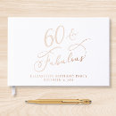 Search for 60th birthday guest books Elegant