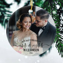Search for calligraphy christmas tree decorations Just married