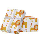 Search for zoo animal wrapping paper Lion