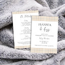 Search for flannel invitations Weekend itinerary