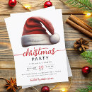 Search for santa hat christmas invitations Company christmas party