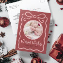 Search for pink ribbon christmas cards Red and pink