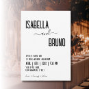Search for simplistic wedding invitations Typography