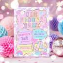 Search for groovy 1st birthday invitations Groovy one party