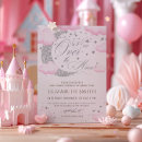 Search for pink moon baby shower invitations Glitter