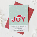 Search for joy christmas invitations Santa