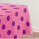 Search for pink polka dots tablecloths Spots