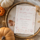 Search for fall in love bridal shower invitations Whimsical