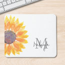 Search for watercolor mouse mats Sunflower