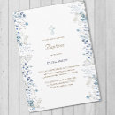 Search for blue flowers invitations Boy
