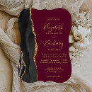 Search for red black gold invitations Chic