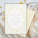 Search for yellow stripe invitations Gender neutral