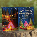 Search for forest fire invitations Camp fire outdoors party