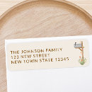 Search for weve moved return address labels Watercolor