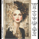 Search for vintage art deco tissue paper Collage