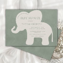 Search for cute elephant baby shower invitations Gender neutral