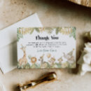 Search for boys 1st birthday thank you cards Zoo animals
