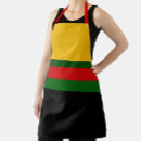 Search for plain color aprons Red