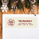 Search for peace love joy return address labels Trendy