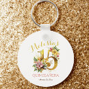 Search for fifteen key rings Quinceañera