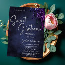 Search for navy sweet 16 invitations Silver