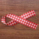 Search for red and white gingham ribbon Pattern