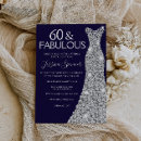 Search for navy and silver invitations 60th