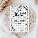 Search for she found her boo bridal shower invitations Cute