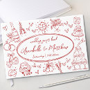 Search for monogrammed wedding guest books Couple
