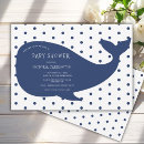 Search for blue whale baby shower invitations Gender neutral