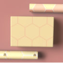 Search for yellow honeycomb wrapping paper Geometric
