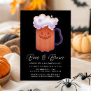 Search for boos and brews invitations Jack o lantern