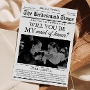 Search for newspaper invitations Vintage retro