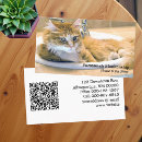 Search for funny cat business cards Animal care