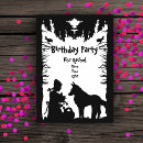 Search for white wolf invitations Black and white