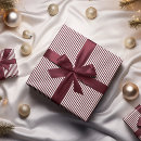Search for burgundy stripes wrapping paper Dark