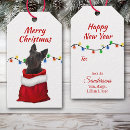 Search for black santa gift tags Festive