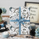 Search for vintage baby wrapping paper Rocking horse