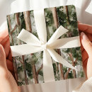 Search for evergreen wrapping paper Pine tree pattern