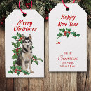 Search for holly berry gift tags Happy new year