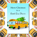 Search for school bus christmas cards Reindeer