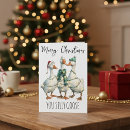Search for silly christmas cards Santa goose