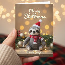 Search for sloth christmas cards Cute