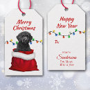 Search for black santa gift tags Festive